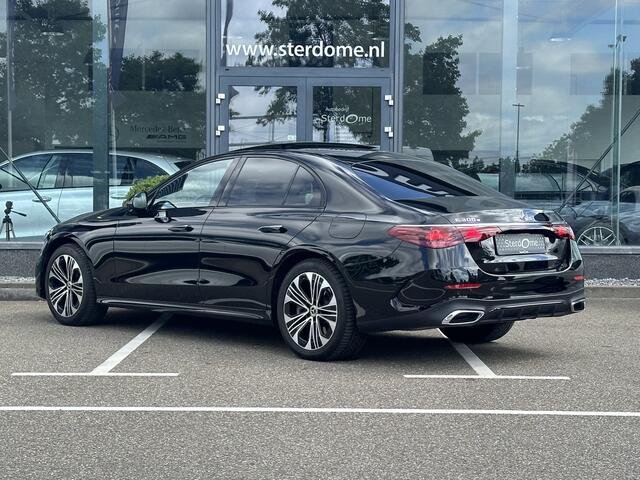 Mercedes-Benz E-KLASSE 300 e AMG Line l Panorama dak I 360 camera I Head-up I DISTRONIC I Burmester 4D I Digital Light I Keyless I I Night pakket I Memory stoelen I zomer + winter set I Essenhout I Augmented Reality I Stoelverwarming l