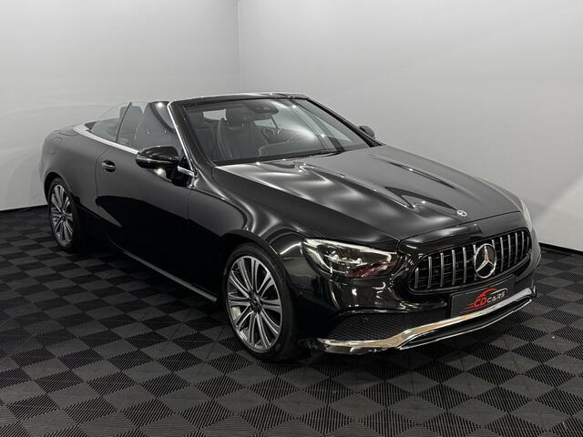 Mercedes-Benz E-KLASSE Cabrio 200 AMG Line Leder, Camera, Navi, Burmeister, Stoelverwarming, Elektrische achterklep, Sfeerverlichting