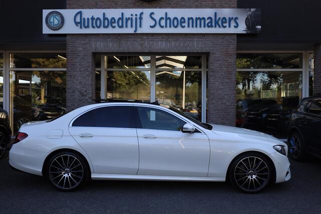 Mercedes-Benz E-KLASSE 250 Premium Plus AMG-LINE PANO LEER HUD CARPLAY 360-CAMERA SFEERVERL. BURMESTER STOELVERW. 20"AMG-LMV ZWARTE-HEMEL ENZ.