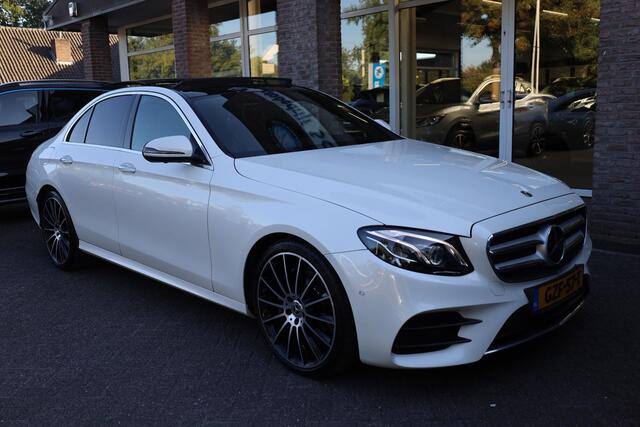 Mercedes-Benz E-KLASSE 250 Premium Plus AMG-LINE PANO LEER HUD CARPLAY 360-CAMERA SFEERVERL. BURMESTER STOELVERW. 20"AMG-LMV ZWARTE-HEMEL ENZ.