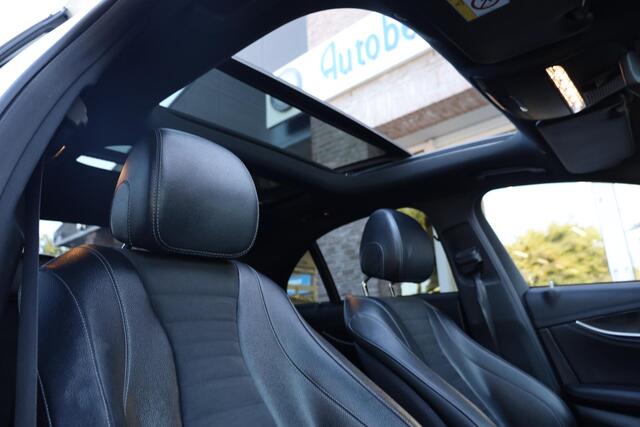 Mercedes-Benz E-KLASSE 250 Premium Plus AMG-LINE PANO LEER HUD CARPLAY 360-CAMERA SFEERVERL. BURMESTER STOELVERW. 20"AMG-LMV ZWARTE-HEMEL ENZ.