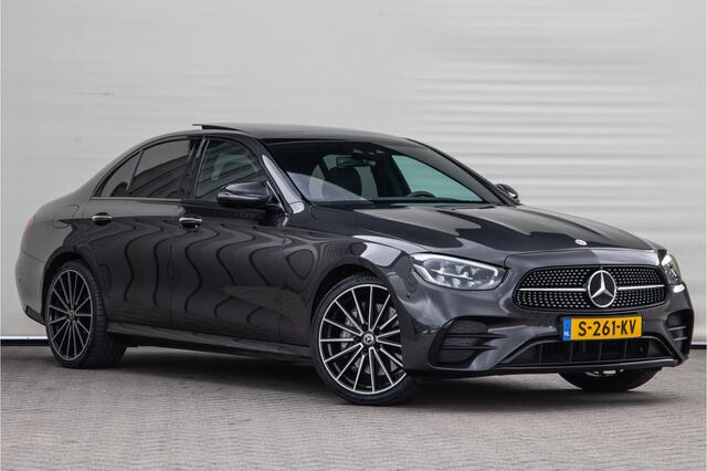 Mercedes-Benz E-KLASSE 300 e AMG Premium Plus, Nightpakket, Pano, Leder, Burmester, Widescreen, Memory, 2023