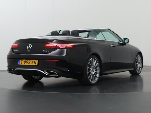Mercedes-Benz E-KLASSE Cabrio 450 4MATIC AMG Line | Luchtvering | Memory | Keyless | Burmester | Airscarf | Multibeam |