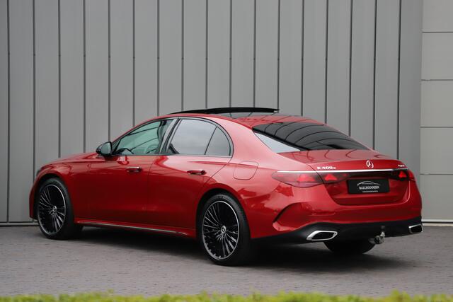 Mercedes-Benz E-KLASSE 400e AMG 4-Matic | 381PK | Luchtvering | Achterasbesturing | Head-up | Burmester 4D | Keyless-go | Pano | Distronic | 2024.