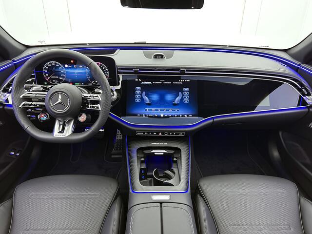 Mercedes-Benz E-KLASSE AMG 53 4MATIC+ Night Edition Premium Plus pakket | Rijassistentiepakket Plus | Winterpakket | AMG DYNAMIC PLUS pakket | Burmester® 4D sound system | Head-up display | 21 inch AMG velgen | AMG Nightpakket ll | Magnolak |