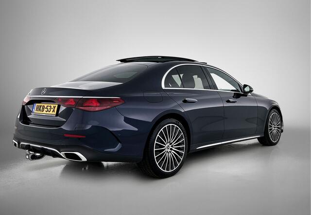 Mercedes-Benz E-KLASSE 300 e Sport Edition Trekhaak | Panorama Schuif-Kanteldak | 360° camera | AMG Line | MBUX Superscreen | Premium pakket. Inclusief 24 maanden MB Certified garantie voor Europa.