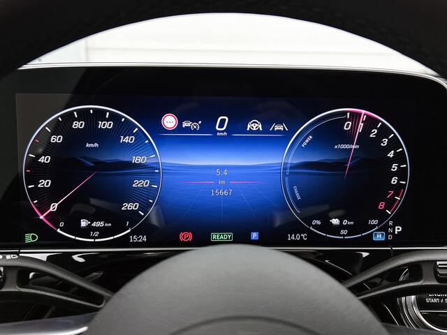 Mercedes-Benz E-KLASSE 300 e Sport Edition Trekhaak | Panorama Schuif-Kanteldak | 360° camera | AMG Line | MBUX Superscreen | Premium pakket. Inclusief 24 maanden MB Certified garantie voor Europa.