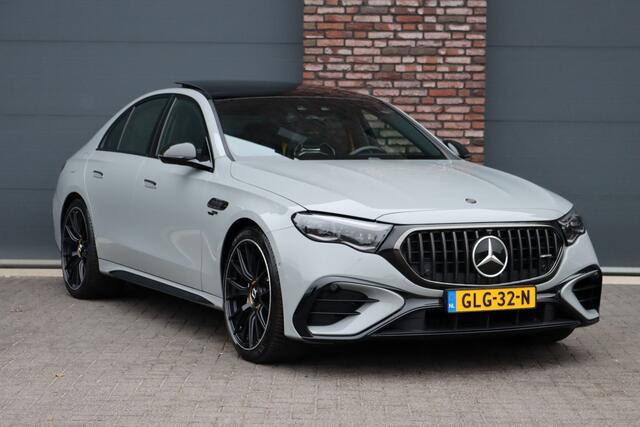 Mercedes-Benz E-KLASSE AMG 53 4MATIC+ Edition 1 | Hyperscreen | Achterasbesturing | AMG-performance Stoelen | Carbon | Distronic+ | Multicontourstoelen | Stoelventilatie | Zonnerollo's | HUD | 3D-Display |