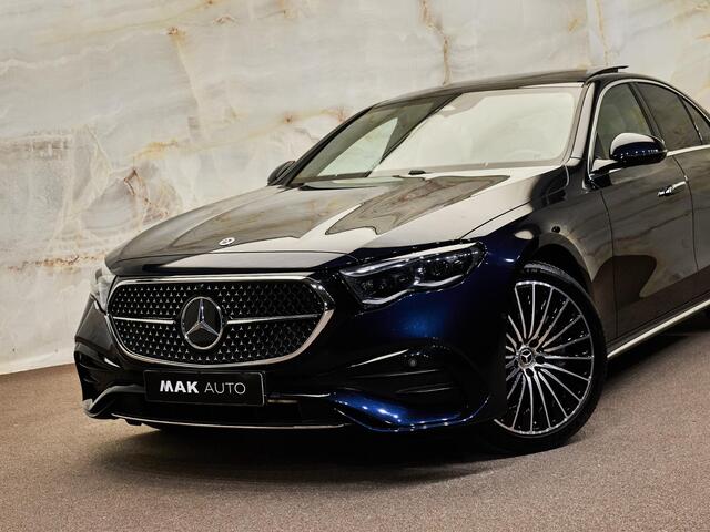 Mercedes-Benz E-KLASSE Limousine 300 e AMG Line, NL-auto, pano, Burmester, bijrijdersdisplay, 360° camera, 20'', tr.haak, ACC, keyless