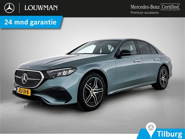 Mercedes-Benz E-KLASSE 300 e AMG Plug-In Hybride AMG Line | Night Pakket | Distronic | Dodehoekassistent | AC en DC Laden | Stuur en Stoelverwarming. Inclusief 24 maanden MB Certified garantie voor Europa.