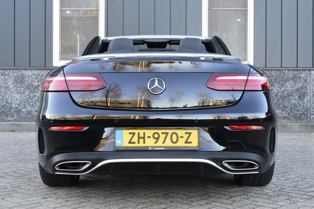 Mercedes-Benz E-KLASSE Cabrio 200 25th Anniversary Edition Rijklaarprijs-Garantie AMG-Line Leder Widescreen Nek/Stoel verwarming Led