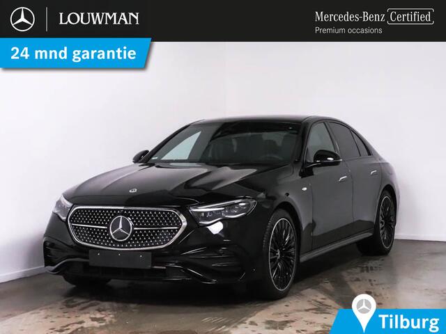 Mercedes-Benz E-KLASSE 300 e AMG Plug-In Hybride AMG Line | Night Pakket | Panorama Schif-Kanteldak | MBUX Superscreen | Burmester® | 20 Inch AMG Velgen. Inclusief 24 maanden MB Certified garantie voor Europa.