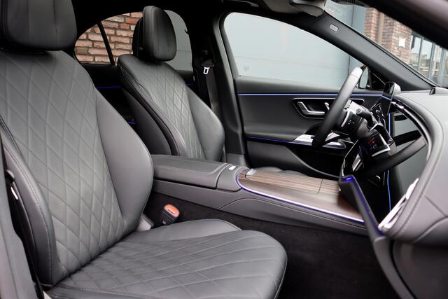 Mercedes-Benz E-KLASSE 450 4MATIC AMG Line Premium+ | Luchtvering | Hyperscreen | Achterasbesturing | Massage | Nappa Leder | Stoelventilatie | Soft-Close | Trekhaak | Burmester | HUD | Verwarmd Stuurwiel |