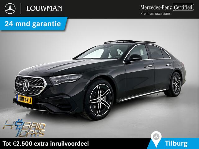 Mercedes-Benz E-KLASSE 300 e AMG Plug-In Hybride AMG Line | Panoramadak | Widescreen Dashboard | Burmester® 4D surround sound system | Digil Licht. Inclusief 24 maanden Mercedes-Benz Certified garantie voor Europa.