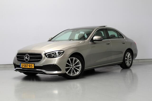 Mercedes-Benz E-KLASSE 200 Business Solution Avantgarde 198PK, RIJKLAAR | PANORAMADAK | SFEERVERLICHTING | DEELS LEER | STANDKACHEL