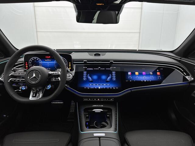 Mercedes-Benz E-KLASSE AMG 53 4MATIC+ Night Edition | Premium Plus | AMG Nightpakket ll | Winterpakket | AMG DYNAMIC PLUS pakket | Rijassistentiepakket Plus | USB-pakket Plus | Panoramaschuifdak | 360° camera | Burmester® 4D surround sound system | Remklauwen rood |