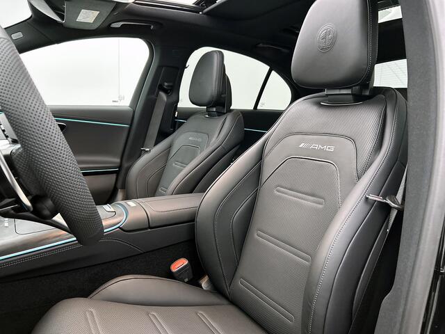 Mercedes-Benz E-KLASSE AMG 53 4MATIC+ Night Edition | Premium Plus | AMG Nightpakket ll | Winterpakket | AMG DYNAMIC PLUS pakket | Rijassistentiepakket Plus | USB-pakket Plus | Panoramaschuifdak | 360° camera | Burmester® 4D surround sound system | Remklauwen rood |