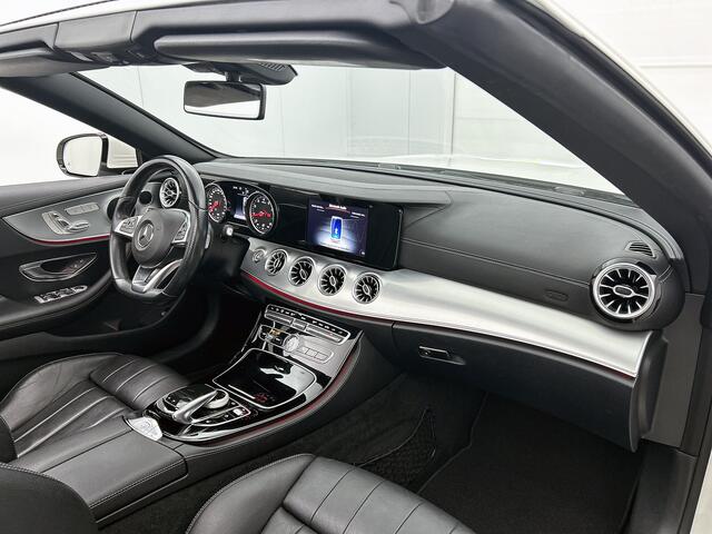 Mercedes-Benz E-KLASSE Cabrio 200 AMG Sportpakket | Aircap | Aircarf | Leder | Memory | Sfeerverlichting | Dode Hoek Ass | Stoelverwarming | Inclusief 12 Maanden Garantie.