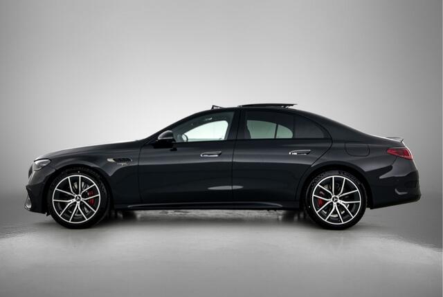 Mercedes-Benz E-KLASSE AMG 53 4MATIC+ Night Edition | Premium Plus pakket | AMG Nightpakket ll | Winterpakket | DYNAMIC PLUS pakket | Rijassistentiepakket Plus | USB-pakket Plus | Trekhaak| GUARD 360° plus | Panoramaschuifdak | 360° camera | Burmester® 4D surround sound system 