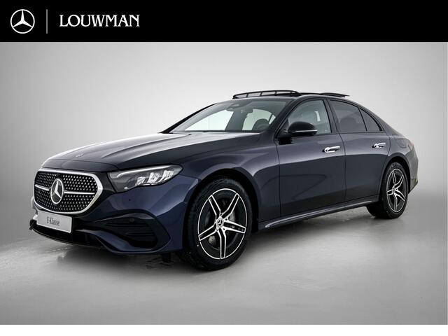 Mercedes-Benz E-KLASSE 300 e Business Solution AMG | Comfortpakket Plus | Winterpakket | Nightpakket | Parkeerpakket met 360°-camera | Trekhaak | Panoramaschuifdak | GUARD 360° | Sierelementen in zwart essenhout |
