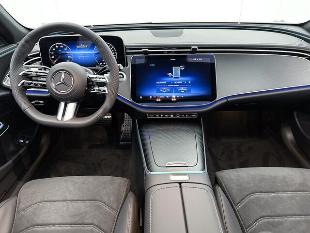 Mercedes-Benz E-KLASSE 300 e Business Solution AMG | Comfortpakket Plus | Winterpakket | Nightpakket | Parkeerpakket met 360°-camera | Trekhaak | Panoramaschuifdak | GUARD 360° | Sierelementen in zwart essenhout |