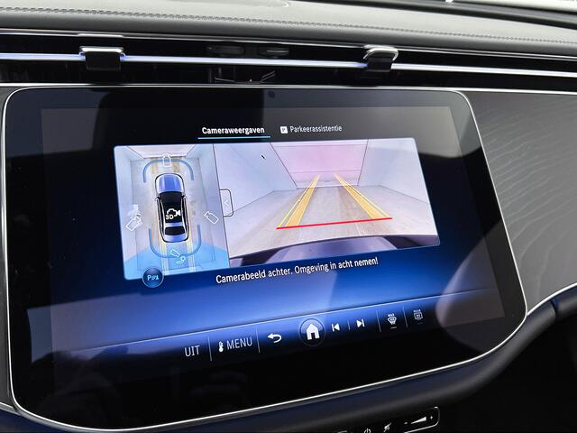 Mercedes-Benz E-KLASSE 300 e Business Solution AMG | Comfortpakket Plus | Winterpakket | Nightpakket | Parkeerpakket met 360°-camera | Trekhaak | Panoramaschuifdak | GUARD 360° | Sierelementen in zwart essenhout |