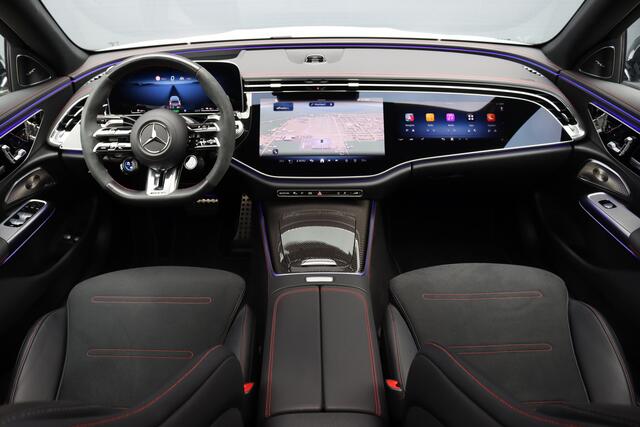 Mercedes-Benz E-KLASSE AMG 53 4MATIC+ Premium | 612pk | Hyperscreen | Achterasbesturing | Carbon | AMG Drivers Package | Distronic+ | HUD | Panoramadak | Digital Light | Burmester | Dynamic Plus-pakket |