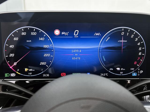 Mercedes-Benz E-KLASSE 300 e AMG Nightpakket | Superscreen | Panoramadak | Trekhaak | Alarm | Distronic | Burmester | Stoelventilatie-Verwarming | Inclusief 24 maanden Mercedes-Benz Certified garantie voor Europa.