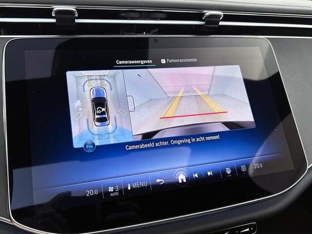 Mercedes-Benz E-KLASSE 300 e Business Solution AMG | Comfortpakket Plus | Parkeerpakket met 360°-camera | Nightpakket | Winterpakket | Trekhaak | GUARD 360° | Panoramaschuifdak | Warmtewerend, donkergetint glas | Middenconsole in zwart essenhout | 19-inch vijfspaaks AMG velgen 