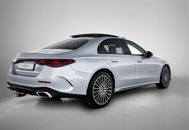 Mercedes-Benz E-KLASSE 300 e Sport Edition | Nightpakket | Parkeerpakket | Memorypakket | Trekhaak | Panoramaschuifdak | 360° camera | 20-inch multispaak AMG velgen | GUARD 360° | Warmtewerend, donkergetint glas |