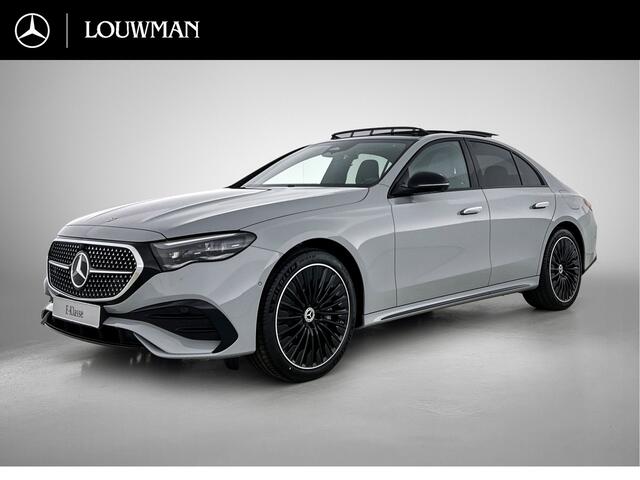 Mercedes-Benz E-KLASSE 300 e Business Solution AMG | Premium pakket | Winterpakket | Nightpakket | Leder pakket | 360° camera | Trekhaak | Panoramaschuifdak | 20-inch multi-spaak AMG velgen | GUARD 360° | Burmester® 4D surround sound |