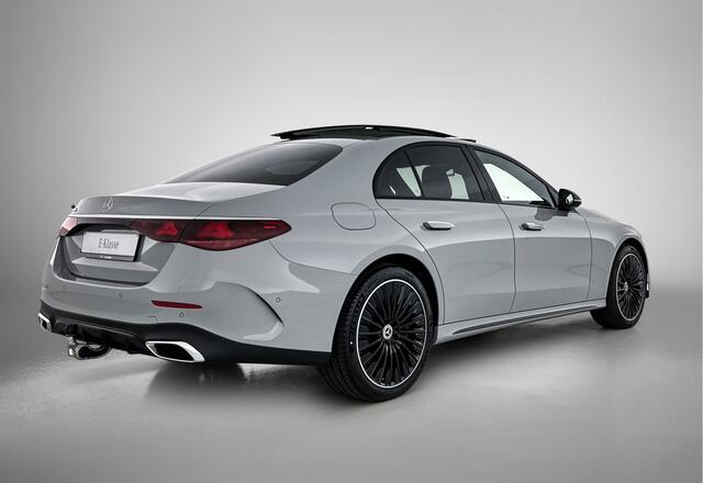 Mercedes-Benz E-KLASSE 300 e Business Solution AMG | Premium pakket | Winterpakket | Nightpakket | Leder pakket | 360° camera | Trekhaak | Panoramaschuifdak | 20-inch multi-spaak AMG velgen | GUARD 360° | Burmester® 4D surround sound |
