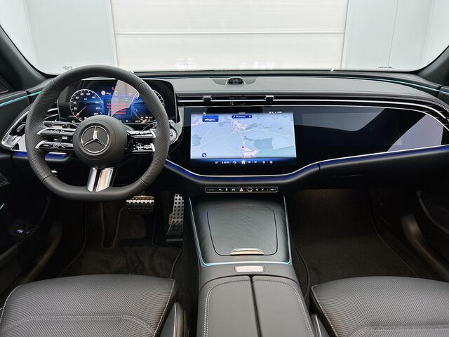 Mercedes-Benz E-KLASSE 300 e Business Solution AMG | Premium pakket | Winterpakket | Nightpakket | Leder pakket | 360° camera | Trekhaak | Panoramaschuifdak | 20-inch multi-spaak AMG velgen | GUARD 360° | Burmester® 4D surround sound |