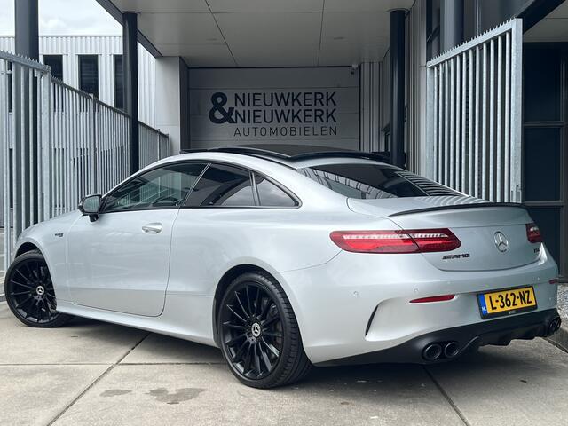 Mercedes-Benz E-KLASSE Coupé AMG 53 4MATIC Premium | SCHUIF/KANTELDAK | BURMESTER | SFEERVERLICHTING | 360 CAMERA | CARPLAY/ANDROID | NAVI | CRUISE CONTROL | LEDER | CLIMATE CONTROL | LMV 20'' | PDC V+A | STOELVERWARMING & VERKOELING