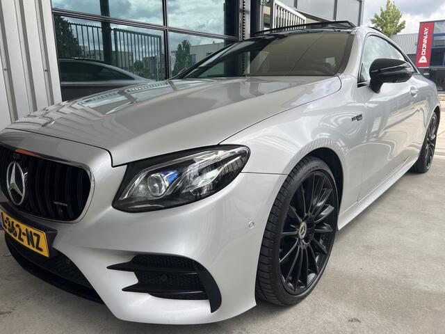 Mercedes-Benz E-KLASSE Coupé AMG 53 4MATIC Premium | SCHUIF/KANTELDAK | BURMESTER | SFEERVERLICHTING | 360 CAMERA | CARPLAY/ANDROID | NAVI | CRUISE CONTROL | LEDER | CLIMATE CONTROL | LMV 20'' | PDC V+A | STOELVERWARMING & VERKOELING