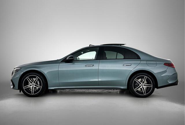 Mercedes-Benz E-KLASSE 300 e Business Solution AMG | Comfortpakket Plus | Winterpakket | Nightpakket | Trekhaak | Panoramaschuifdak | GUARD 360° | Warmtewerend, donkergetint glas | 19-inch vijfdubbelspaaks AMG velgen |
