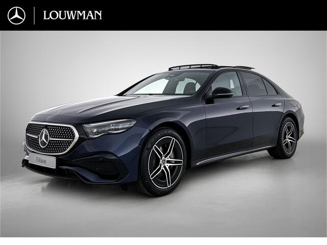 Mercedes-Benz E-KLASSE 300 e Business Solution AMG | Premium pakket | Winterpakket | Nightpakket | Leder pakket | Trekhaak | Panoramaschuifdak | 360° camera | Burmester® 4D surround sound system | GUARD 360° | Warmtewerend, donkergetint glas |