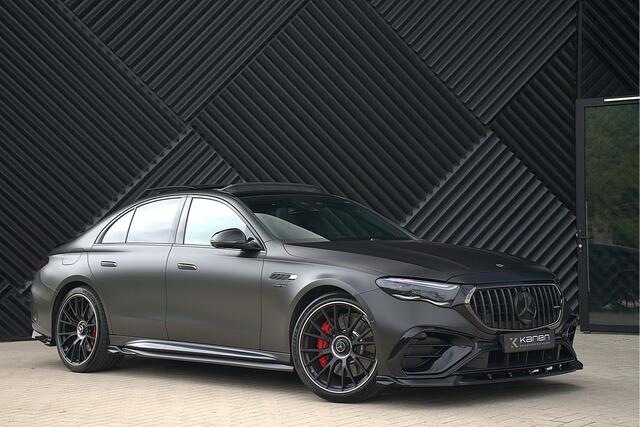 Mercedes-Benz E-KLASSE AMG 53 4MATIC+ Night Distronic+ IHC+ MBUX Achterasbes. Hyperscreen Pano HUD Massage 360 Softclose Trekhaak