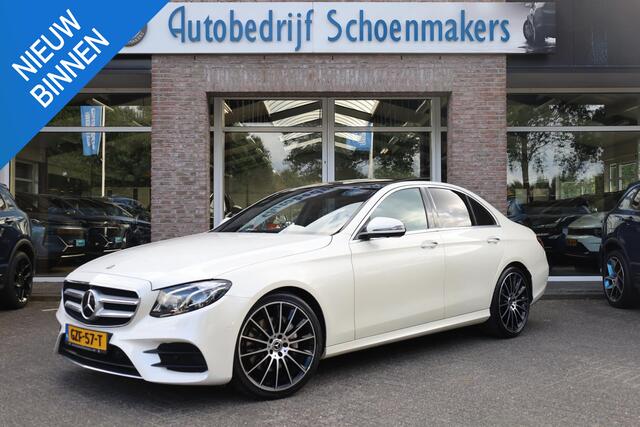Mercedes-Benz E-KLASSE 250 Premium Plus AMG-LINE PANO BURMESTER LEER HUD CARPLAY 360-CAMERA SFEERVERL. STOELVERW. 20"AMG-LMV ZWARTE-HEMEL ENZ.