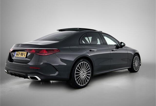 Mercedes-Benz E-KLASSE 300 e Sport Edition AMG line | Panorama schuifdak | Alarm | Night pakket | Burmester Inclusief 24 maanden Mercedes-Benz Certified garantie voor Europa.
