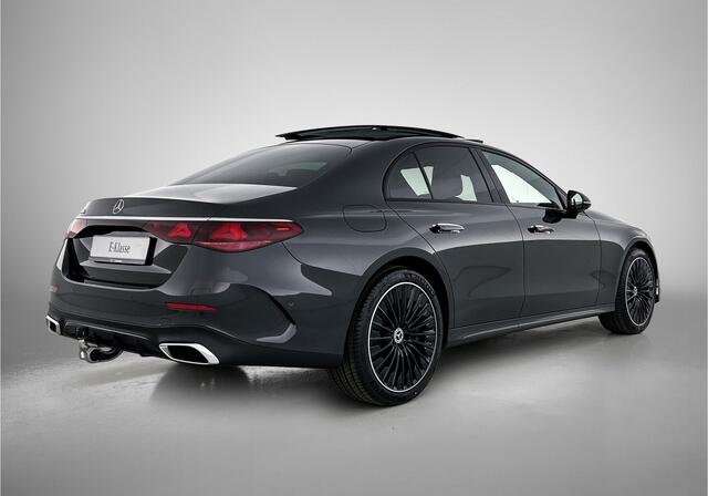 Mercedes-Benz E-KLASSE 300 e Business Solution AMG | Premium pakket | Winterpakket | Nightpakket | Leder pakket | Trekhaak | 360° camera | GUARD 360° | 20-inch Multi-spaak AMG velgen | Panoramaschuifdak | Burmester® 4D surround sound system |