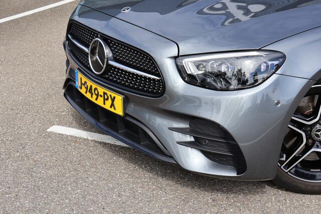 Mercedes-Benz E-KLASSE 200 Business Solution AMG l Panoramadak l Burmester I Distronic I 360 camera I Keyless I Widescreen I Lederen bekleding I Sfeerverlichting I I NL geleverde Auto I Stoelverwarming I Augmented Reality-video I