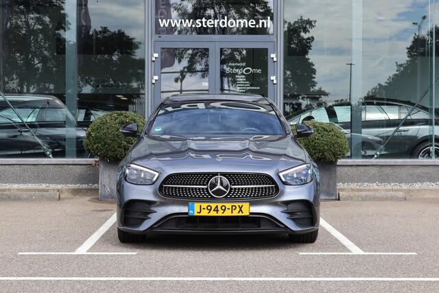 Mercedes-Benz E-KLASSE 200 Business Solution AMG l Panoramadak l Burmester I Distronic I 360 camera I Keyless I Widescreen I Lederen bekleding I Sfeerverlichting I I NL geleverde Auto I Stoelverwarming I Augmented Reality-video I