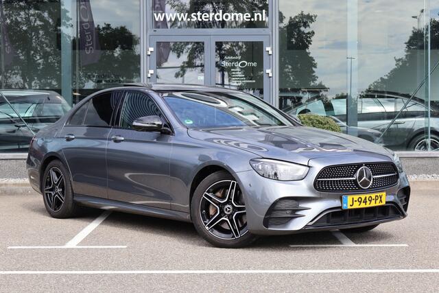 Mercedes-Benz E-KLASSE 200 Business Solution AMG l Panoramadak l Burmester I Distronic I 360 camera I Keyless I Widescreen I Lederen bekleding I Sfeerverlichting I I NL geleverde Auto I Stoelverwarming I Augmented Reality-video I