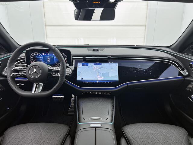 Mercedes-Benz E-KLASSE 300 e Business Solution AMG | Premium pakket | Winterpakket | Nightpakket | Leder pakket | USB-pakket Plus | Trekhaak | Panoramaschuifdak | 360° camera | Burmester® 4D surround sound | GUARD 360° | 20-inch multispaaks AMG velgen |