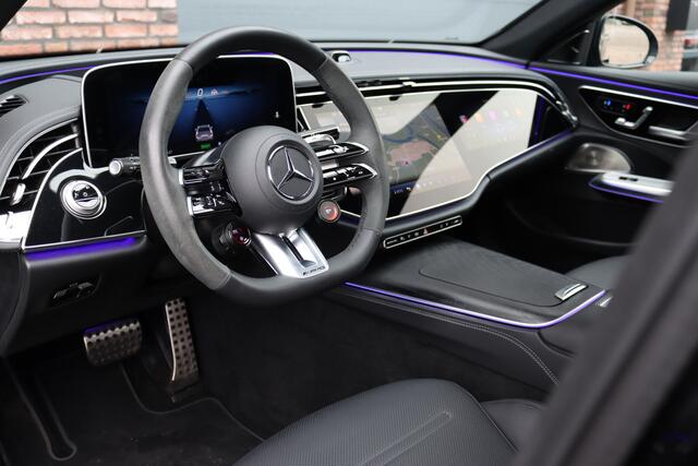 Mercedes-Benz E-KLASSE AMG 53 4MATIC+ Premium | 612pk | Hyperscreen | Achterasbesturing | Distronic+ | Burmester | HUD | Digital Light | Stoelventilatie | Surround Camera | Keyless Go | Soft-Close | Dynamic Plus-pakket |