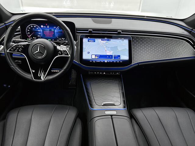Mercedes-Benz E-KLASSE 300 e Luxury Line | Distronic | 360°-camera | Sfeerverlichting | Keyless Go |Stuur en Stoelverwarmng / Ventilatie | Inclusief 24 maanden Mercedes-Benz Certified garantie voor Europa.