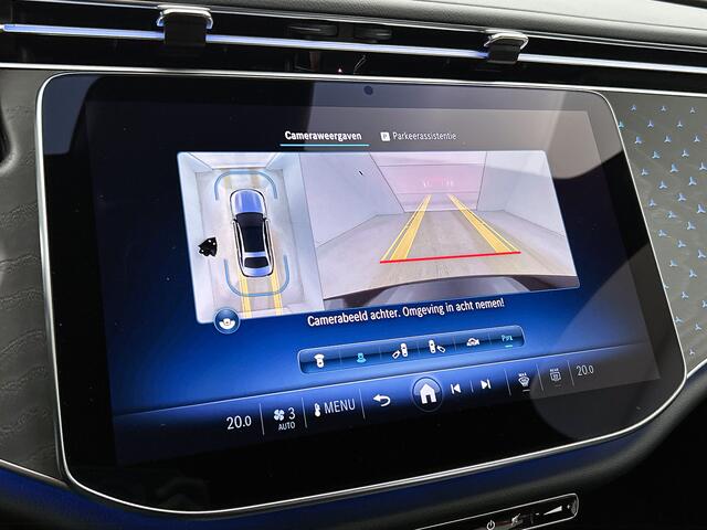 Mercedes-Benz E-KLASSE 300 e Luxury Line | Distronic | 360°-camera | Sfeerverlichting | Keyless Go |Stuur en Stoelverwarmng / Ventilatie | Inclusief 24 maanden Mercedes-Benz Certified garantie voor Europa.