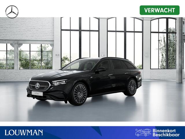 Mercedes-Benz E-estate 300 e Sport Edition | Trekhaak | Rijassistentiepakket Plus | Nightpakket | Akoestisch comfortpakket | KEYLESS GO-pakket | Winter pakket | Antidiefstalpakket URBAN GUARD PLUS | Parkeerpakket met 360°-camera |
