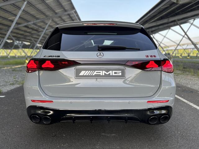 Mercedes-Benz E-estate AMG 53 4MATIC+ Night Edition | Carbon interieur + exterieur | AMG performance stoelen | AMG Dynamic plus pakket | Panoramadak | Rijassistentiepakket + | Trekhaak | Stoelverwarming/ventilatie | Superscreen |